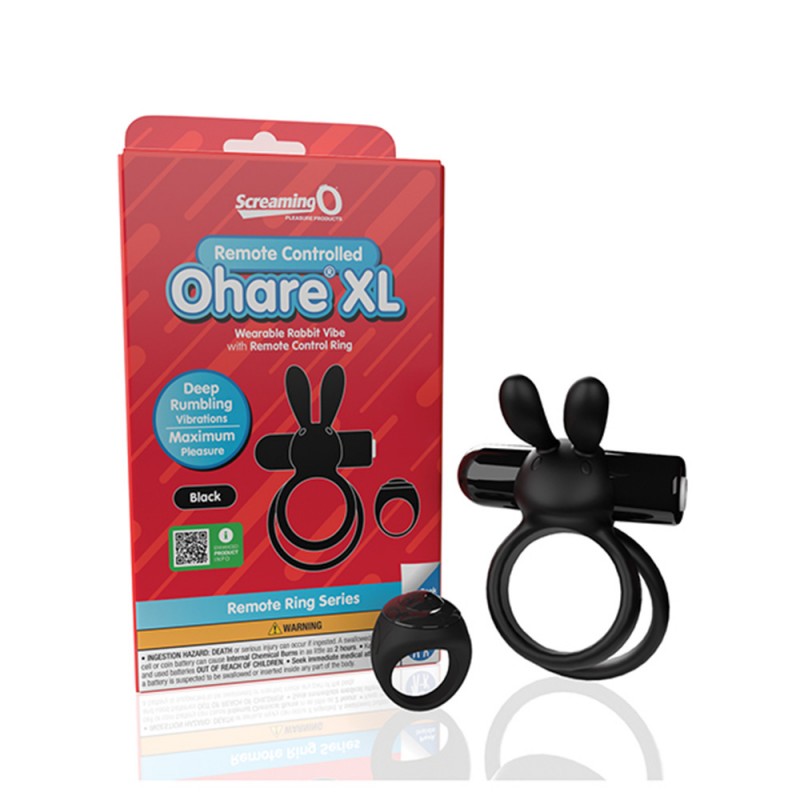 Screaming O Ohare XL Vibrating Cock Ring with Remote